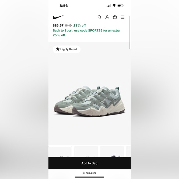 Nike tech hera unisex size 15.5 - Picture 1 of 3